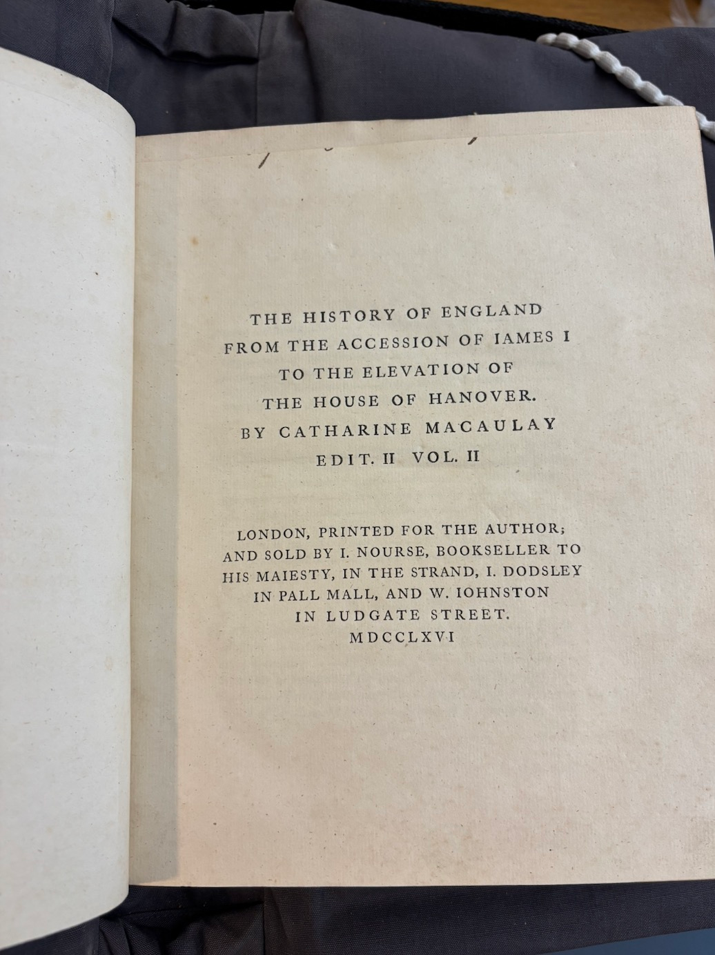Scholarly Writing #2, Part 1: Liberty in Print: The Political Philosophy of Macaulay’s History, Volumes II and III